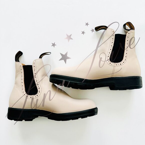 BLUNDSTONE Heeled High-Top Boots In Pearl 2156 (size 9) NEW! - Picture 6 of 9